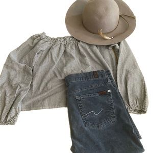 Abercrombie corduroys.